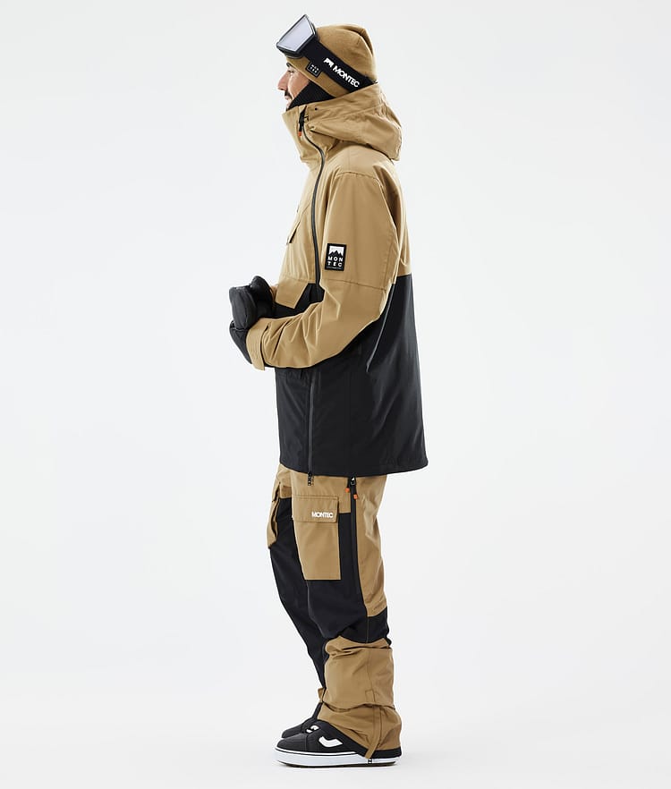 Doom Snowboard Jacket Men Gold/Black