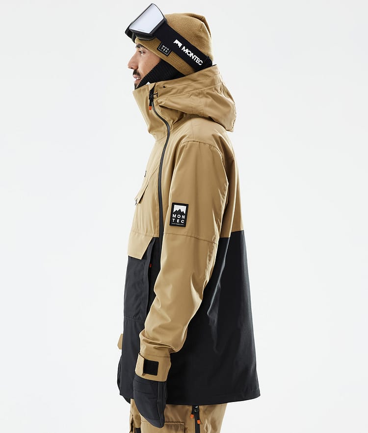 Doom Skijacke Herren Gold/Black, Bild 6 von 11