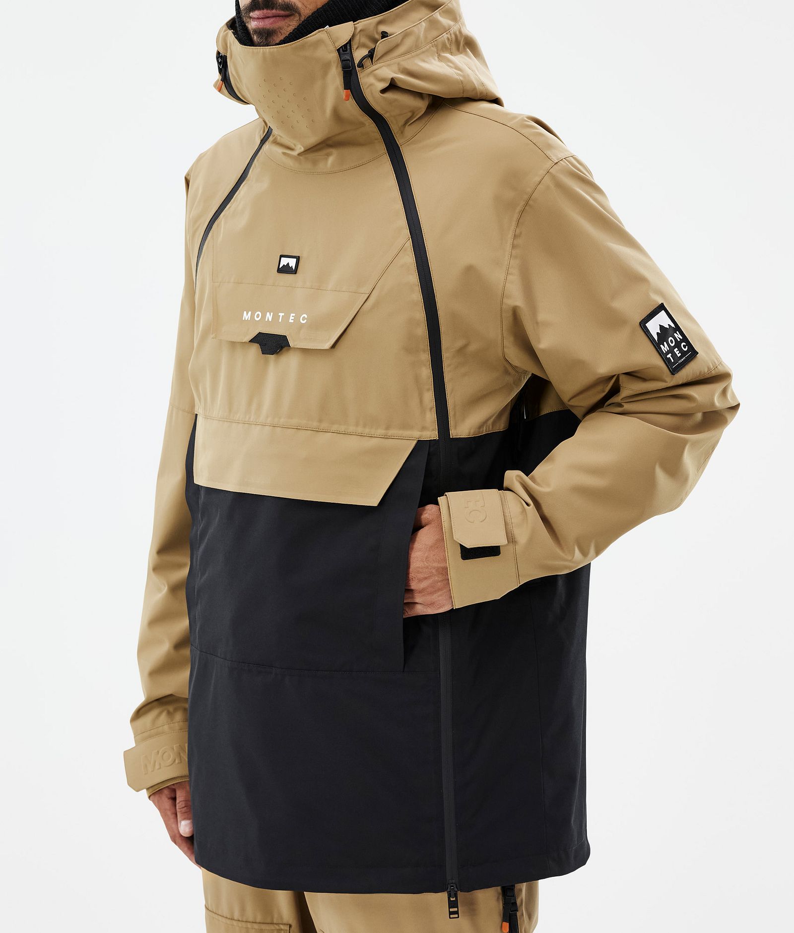 Doom Skijacke Herren Gold/Black, Bild 8 von 11