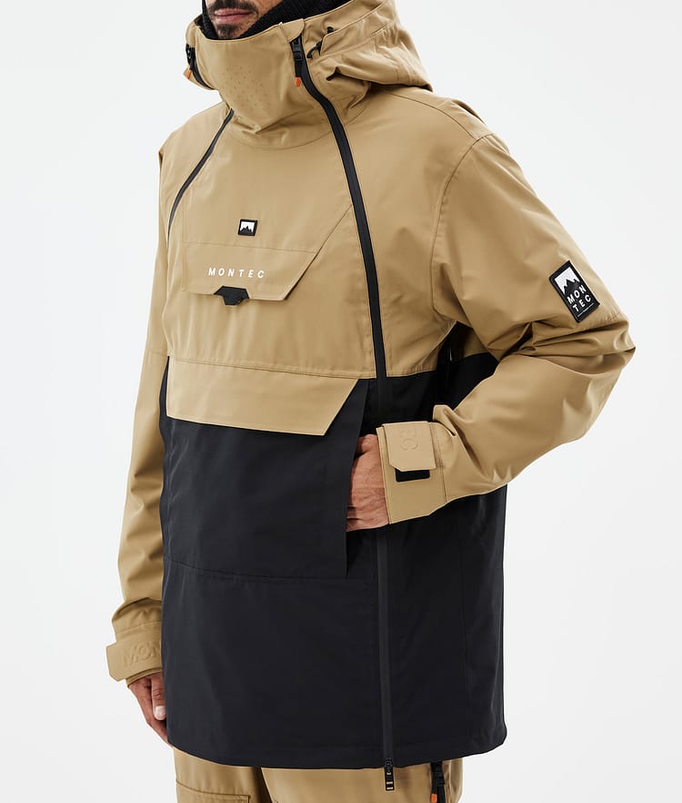 Doom Skijacke Herren Gold/Black, Bild 8 von 11