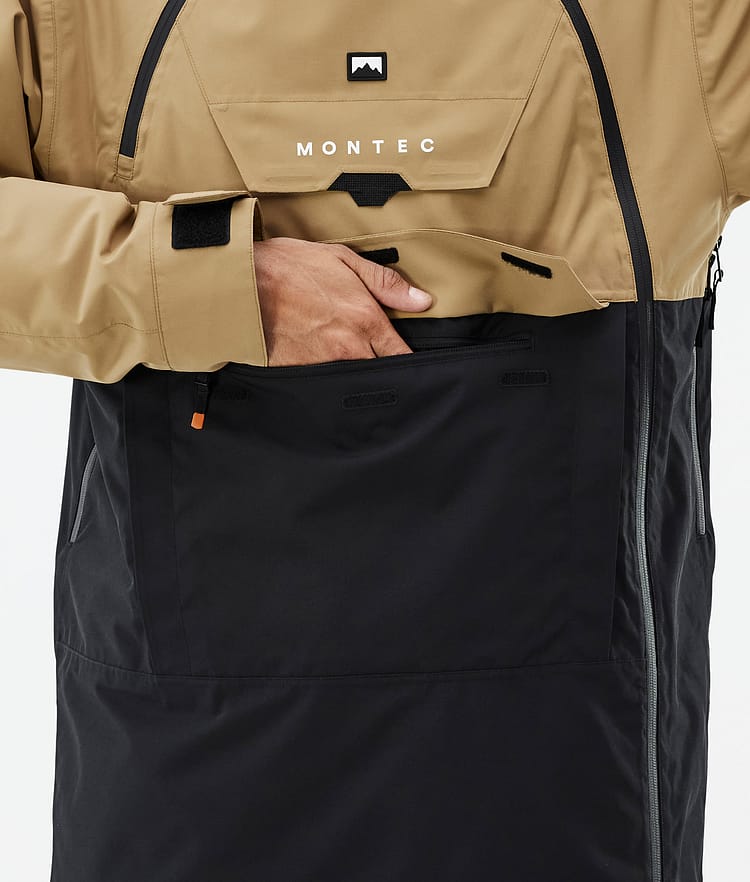 Doom Skijacke Herren Gold/Black, Bild 9 von 11