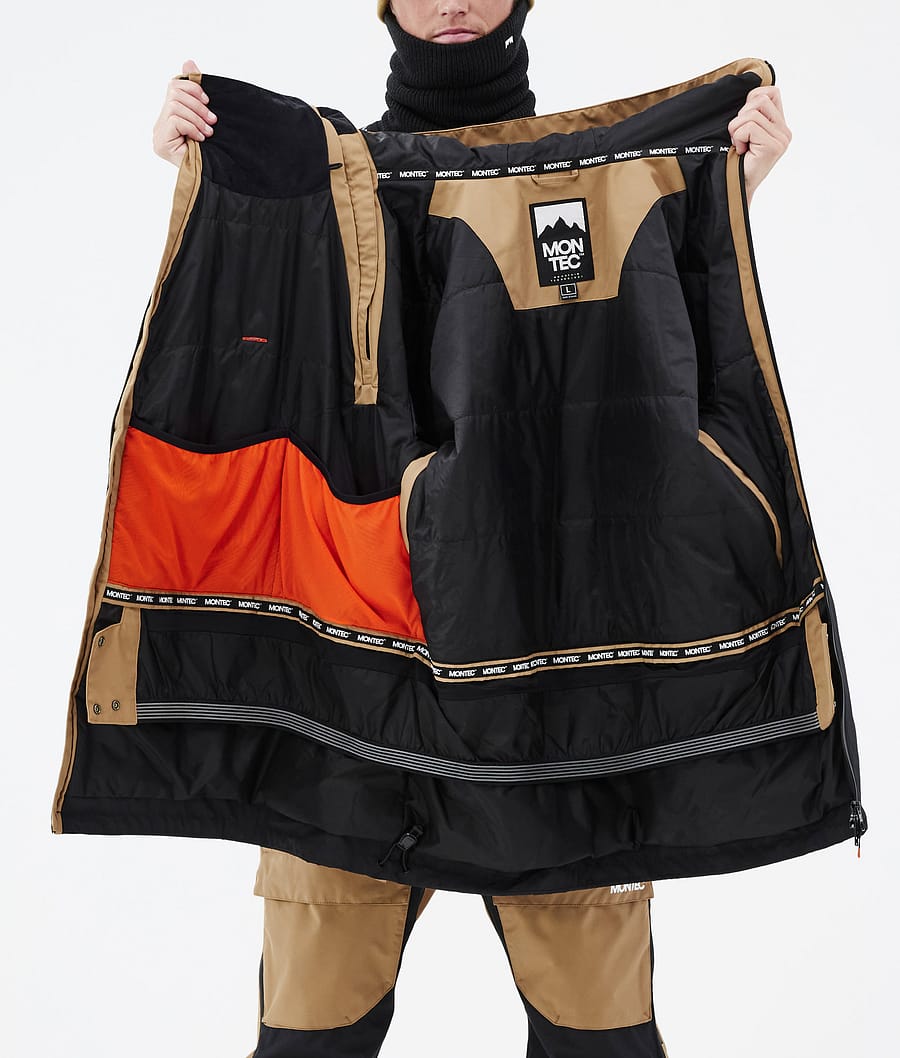 Doom Snowboard Jacket Men Gold/Black
