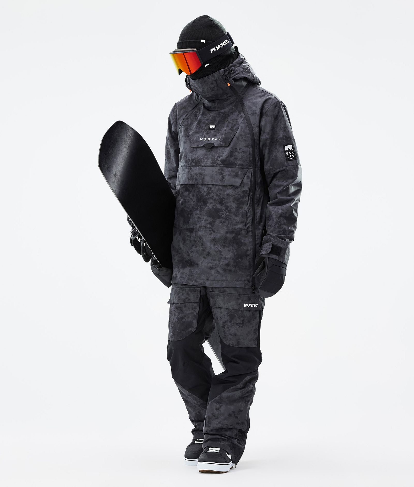 Doom Kurtka Snowboardowa Mężczyźni Black Tiedye