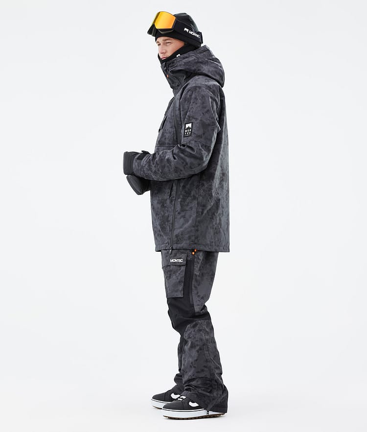 Doom Snowboardjacka Herr Black Tiedye