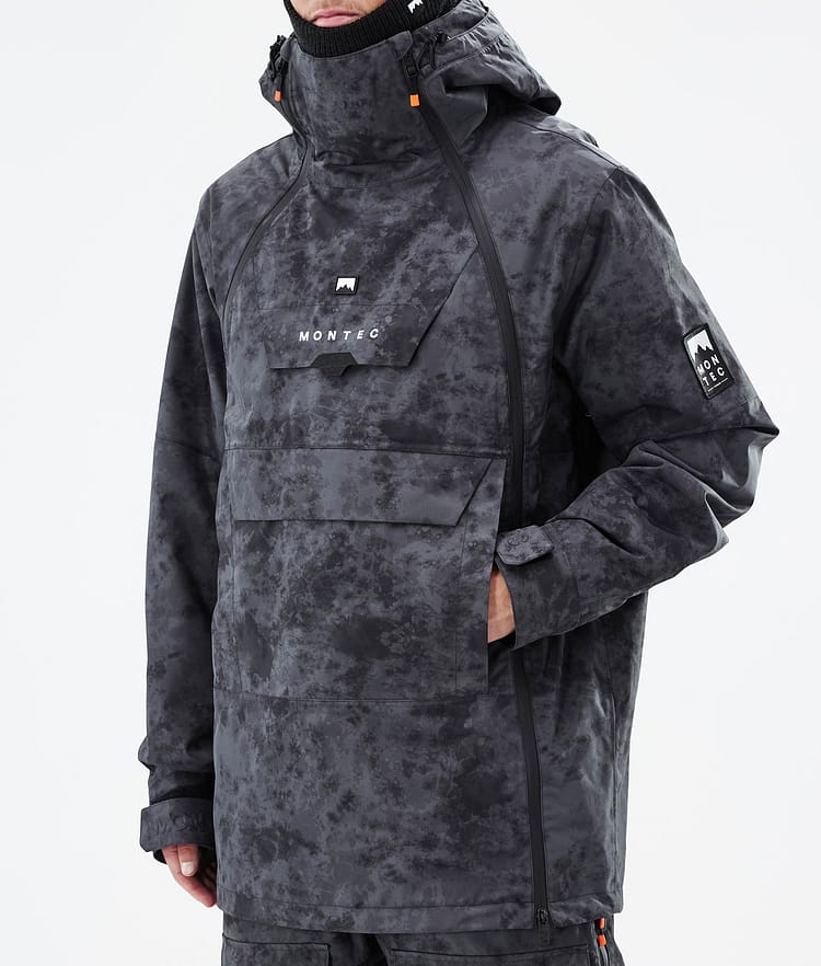 Doom Snowboardjakke Herre Black Tiedye