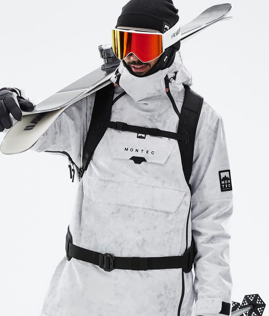 Doom Ski Jacket Men White Tiedye