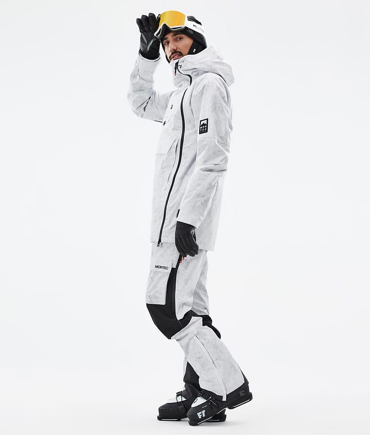 Doom Veste de Ski Homme White Tiedye