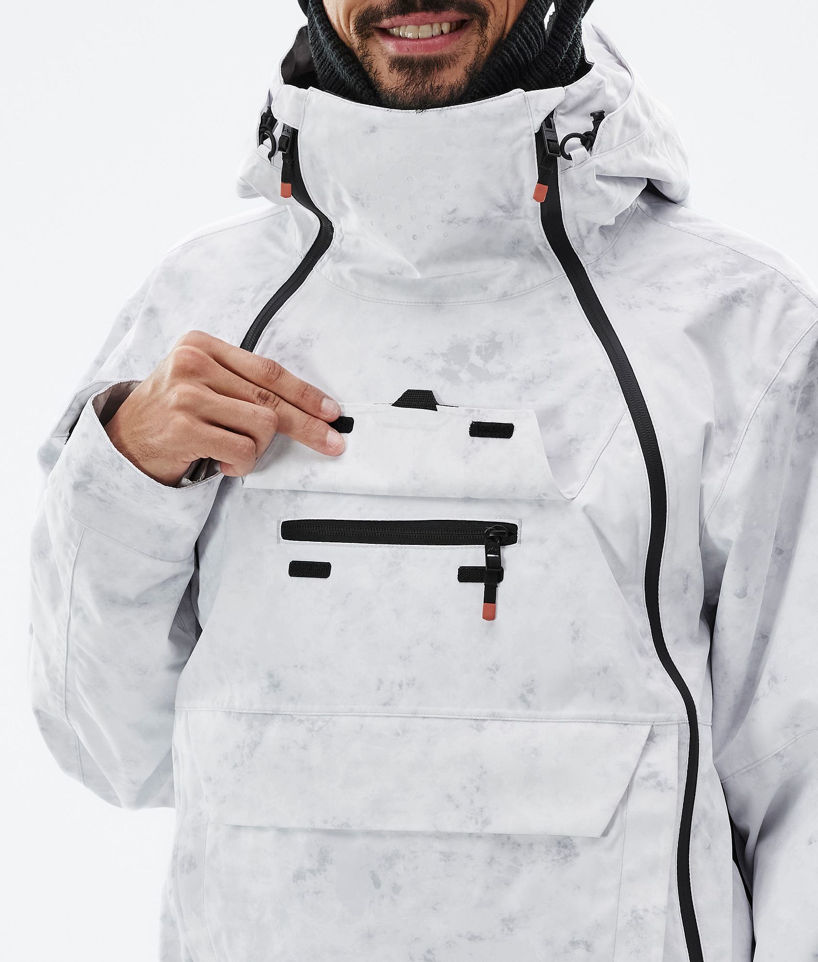 Doom Ski Jacket Men White Tiedye, Image 10 of 11