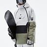 Montec Doom Snowboard Jacket Light Grey/Black/Greenish