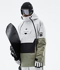 Doom Snowboard Jacket Men Light Grey/Black/Greenish, Image 1 of 11