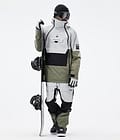 Doom Kurtka Snowboardowa Mężczyźni Light Grey/Black/Greenish, Zdjęcie 3 z 11