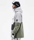 Doom Snowboard Jacket Men Light Grey/Black/Greenish, Image 6 of 11