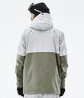 Doom Snowboard Jacket Men Light Grey/Black/Greenish, Image 7 of 11