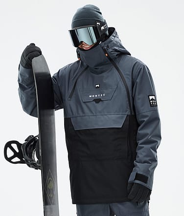 Doom Snowboardjakke Herre Metal Blue/Black