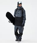 Doom Snowboard Jacket Men Metal Blue/Black Renewed, Image 3 of 11