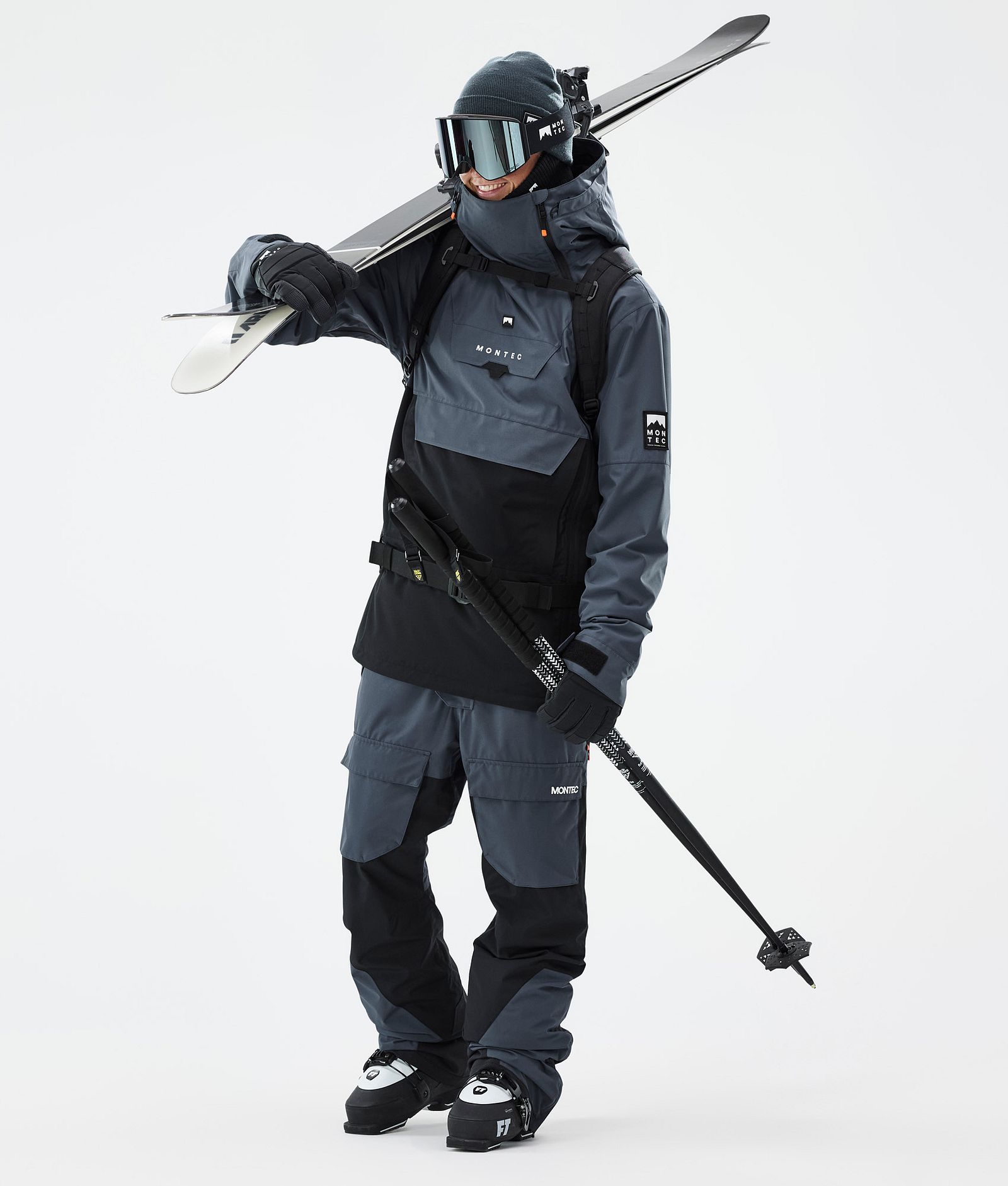 Doom Skijacke Herren Metal Blue/Black, Bild 3 von 11
