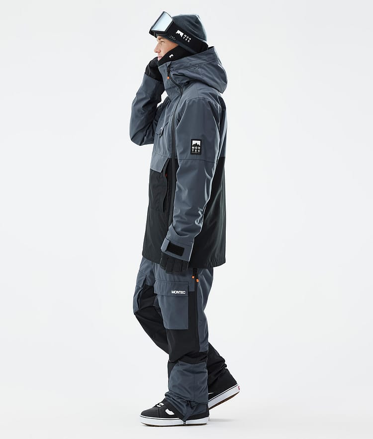 Doom Snowboardjakke Herre Metal Blue/Black