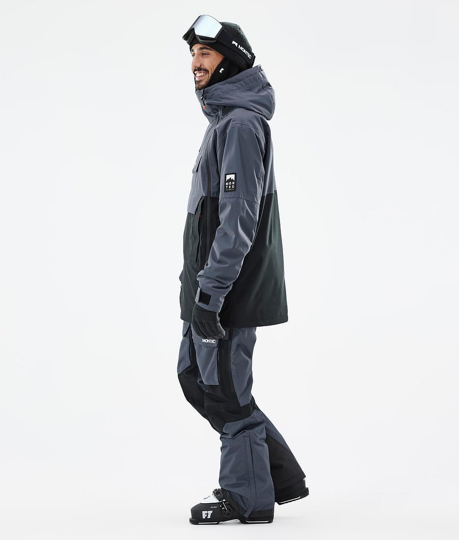 Doom Ski Jacket Men Metal Blue/Black