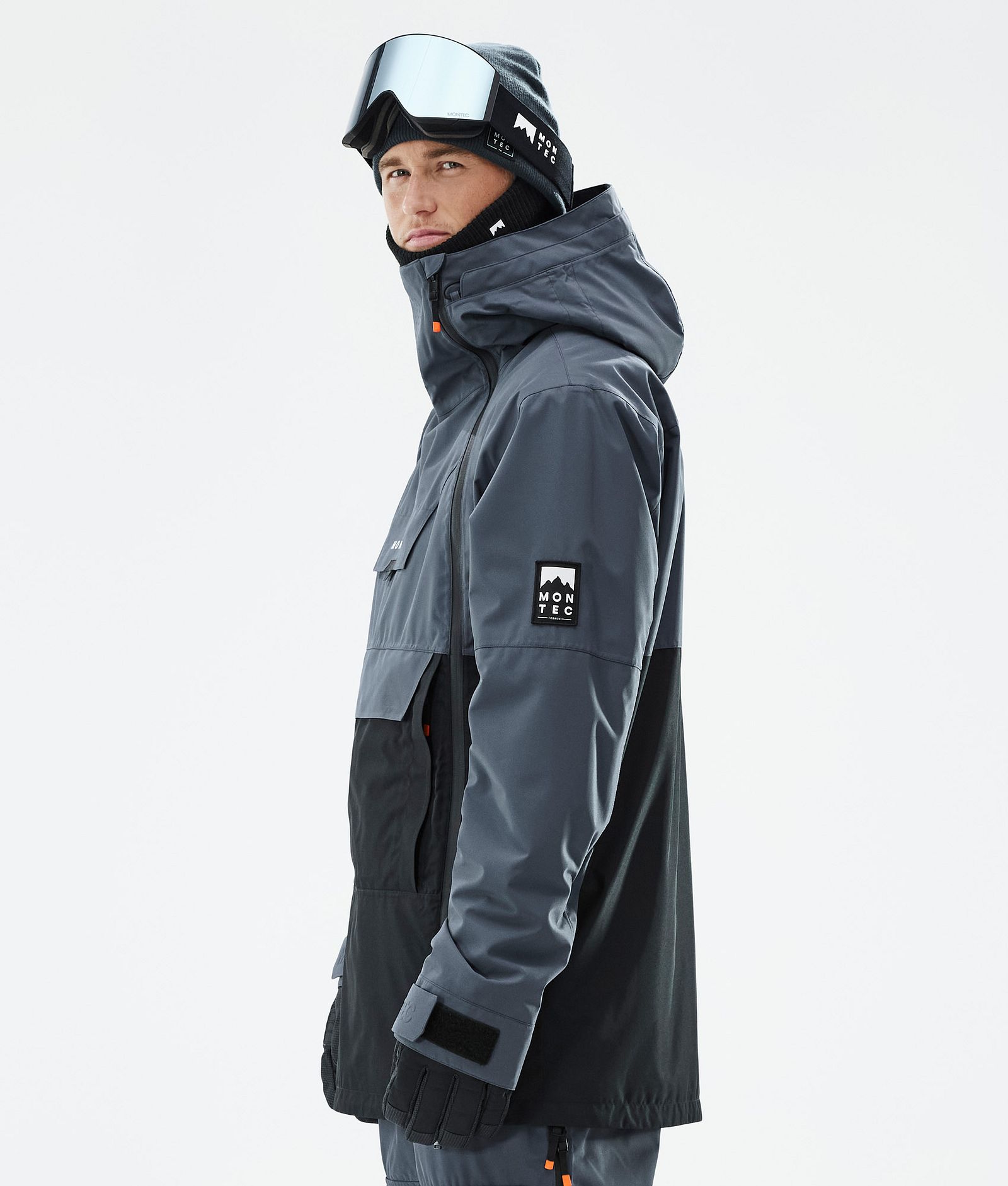 Doom Snowboard Jacket Men Metal Blue/Black Renewed, Image 6 of 11