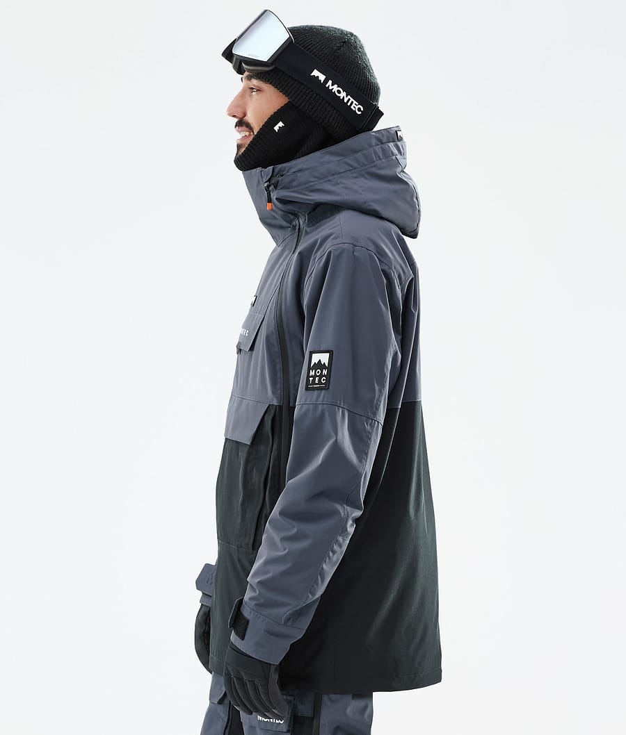 Doom Ski Jacket Men Metal Blue/Black