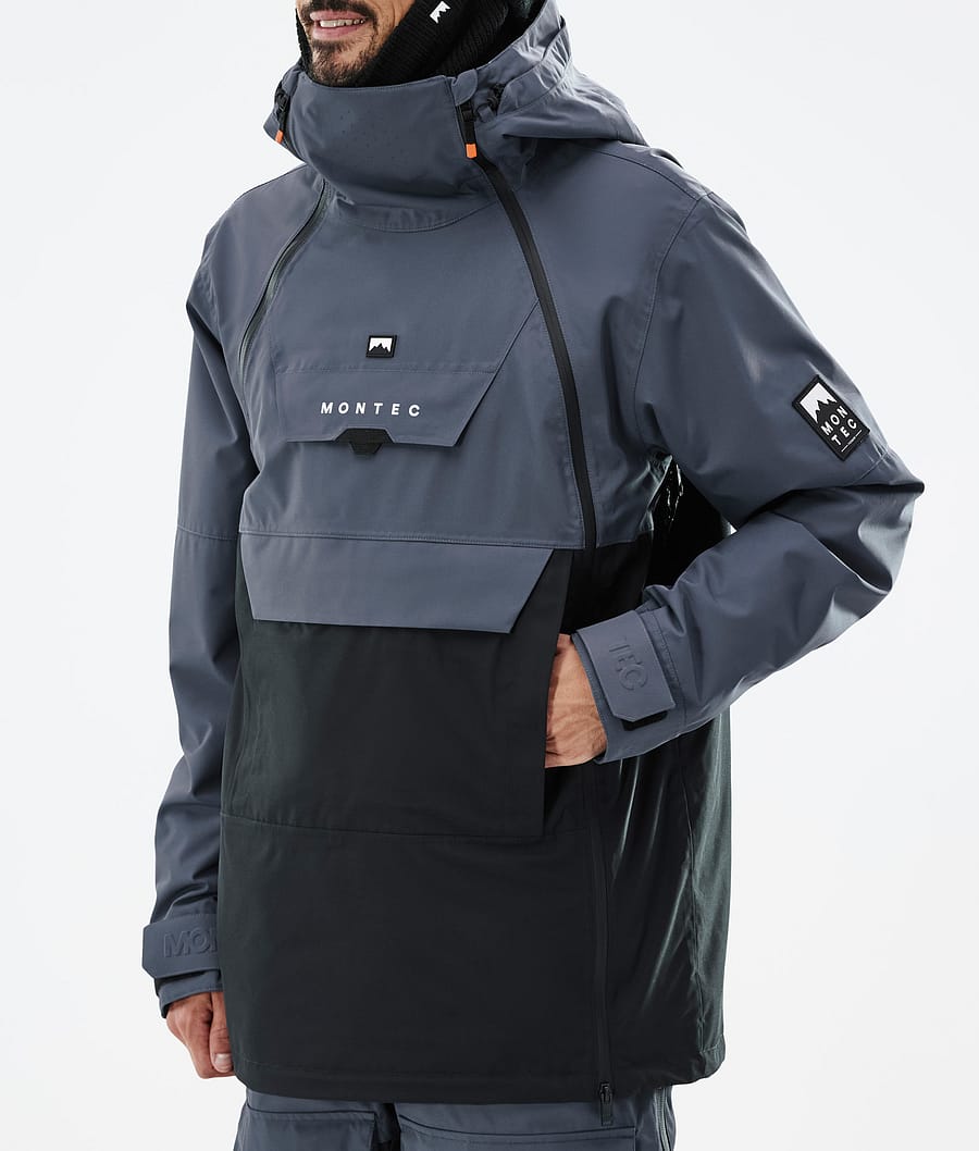Doom Ski Jacket Men Metal Blue/Black