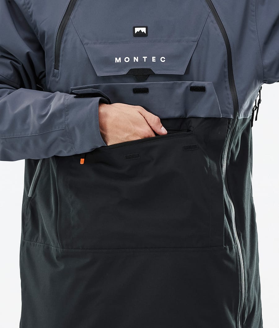 Doom Ski Jacket Men Metal Blue/Black