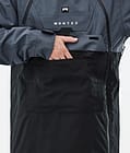 Doom Snowboardjacke Herren Metal Blue/Black Renewed, Bild 9 von 11