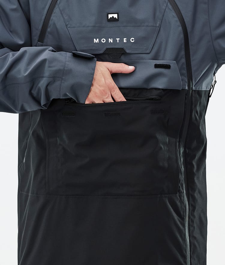 Doom Snowboardjacke Herren Metal Blue/Black, Bild 9 von 11