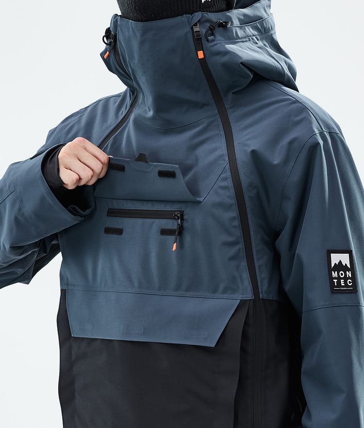 Doom Snowboard Jacket Men Metal Blue/Black, Image 10 of 11