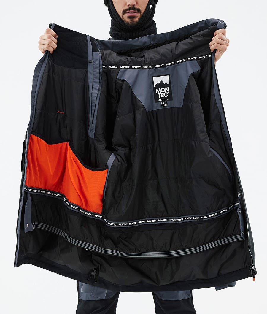 Doom Ski Jacket Men Metal Blue/Black