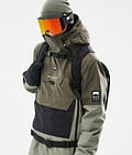 Doom Snowboard Jacket Men Olive Green/Black/Greenish Renewed