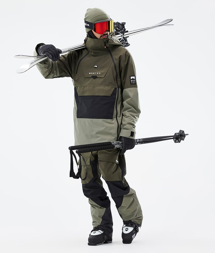 Doom Ski Jacket Men Olive Green/Black/Greenish