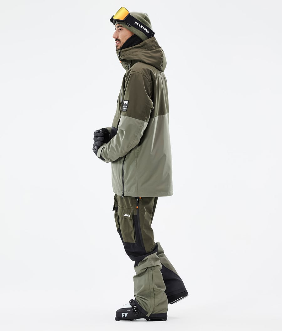 Doom Ski Jacket Men Olive Green/Black/Greenish