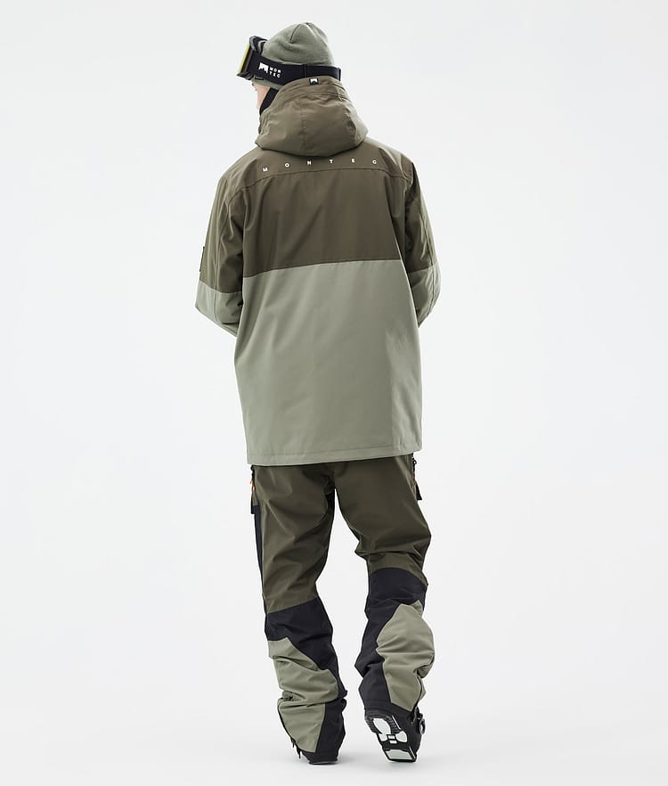 Doom Veste de Ski Homme Olive Green/Black/Greenish