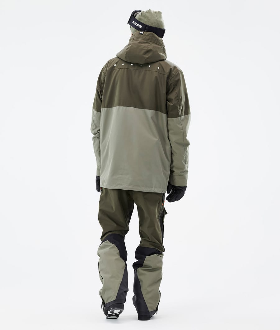Doom Ski Jacket Men Olive Green/Black/Greenish