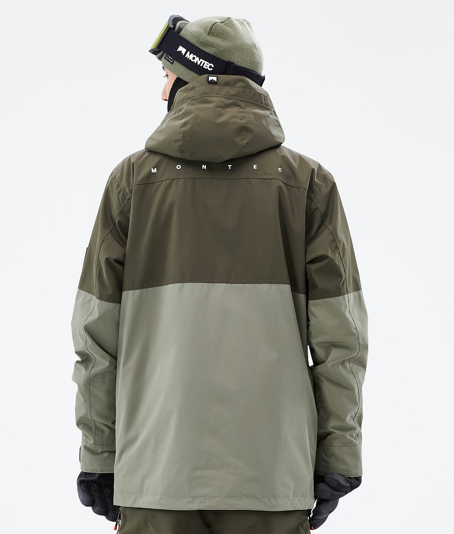 Doom Snowboard Jacket Men Olive Green/Black/Greenish