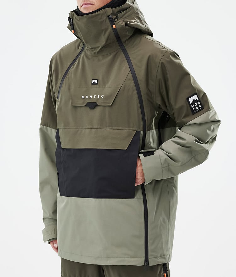 Doom Ski Jacket Men Olive Green/Black/Greenish