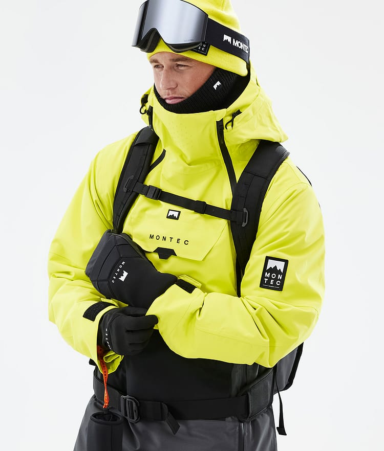 Doom Snowboardjakke Herre Bright Yellow/Black/Phantom