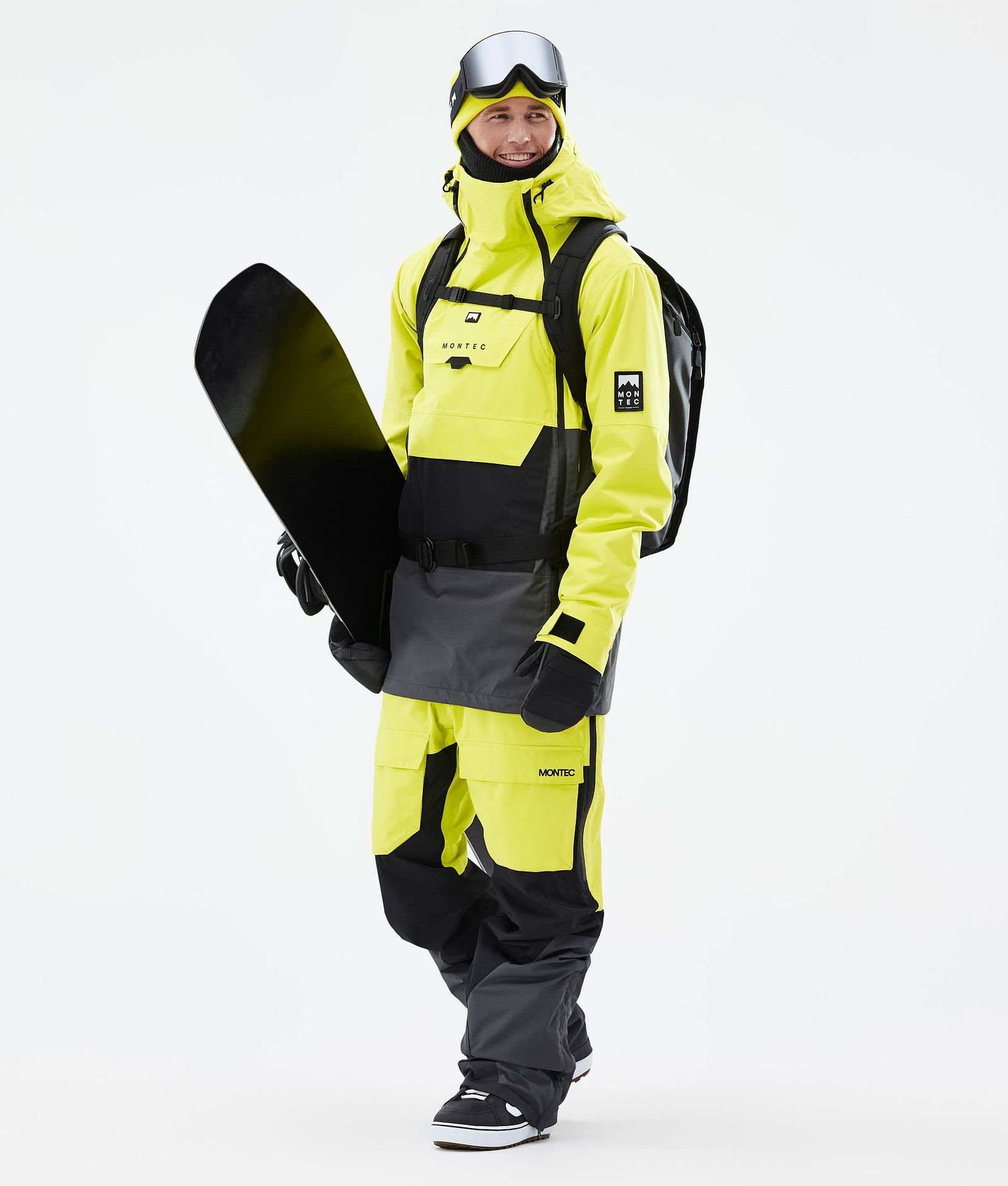 Doom Giacca Snowboard Uomo Bright Yellow/Black/Phantom, Immagine 3 di 11