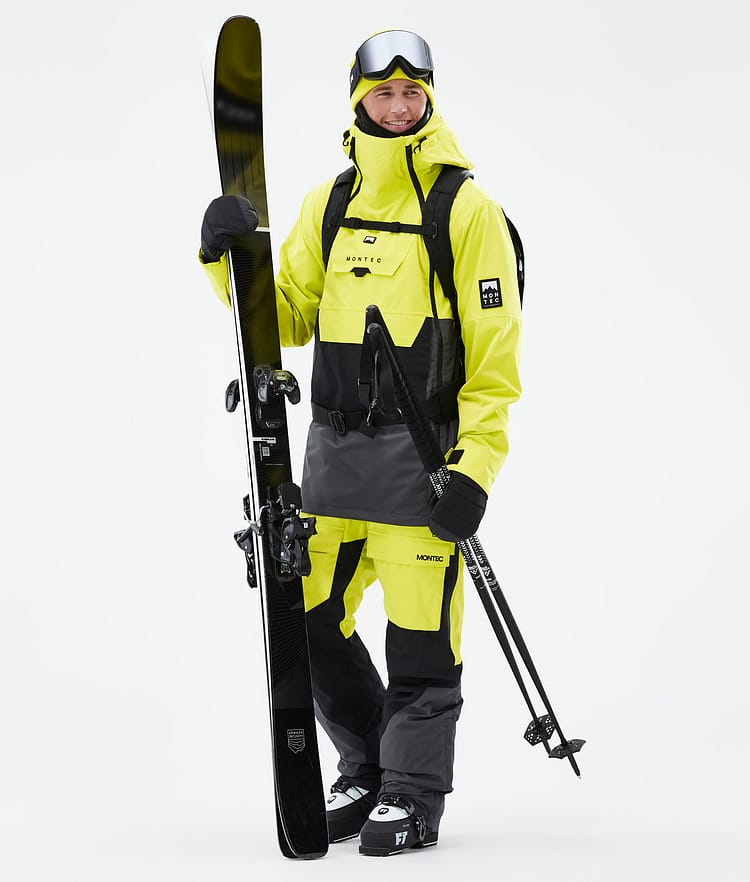 Doom Ski jas Heren Bright Yellow/Black/Phantom