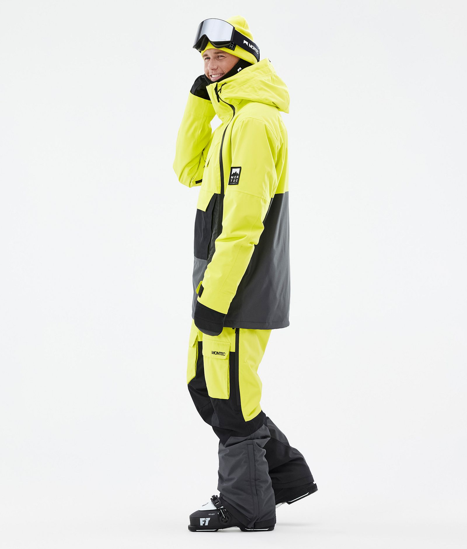 Doom Giacca Sci Uomo Bright Yellow/Black/Phantom, Immagine 4 di 11