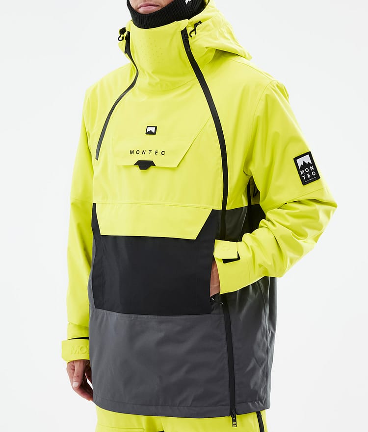 Doom Kurtka Snowboardowa Mężczyźni Bright Yellow/Black/Phantom, Zdjęcie 8 z 11