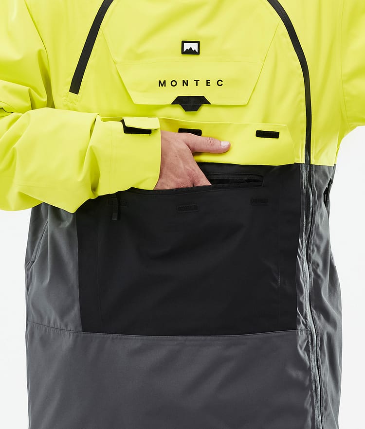 Doom Ski jas Heren Bright Yellow/Black/Phantom