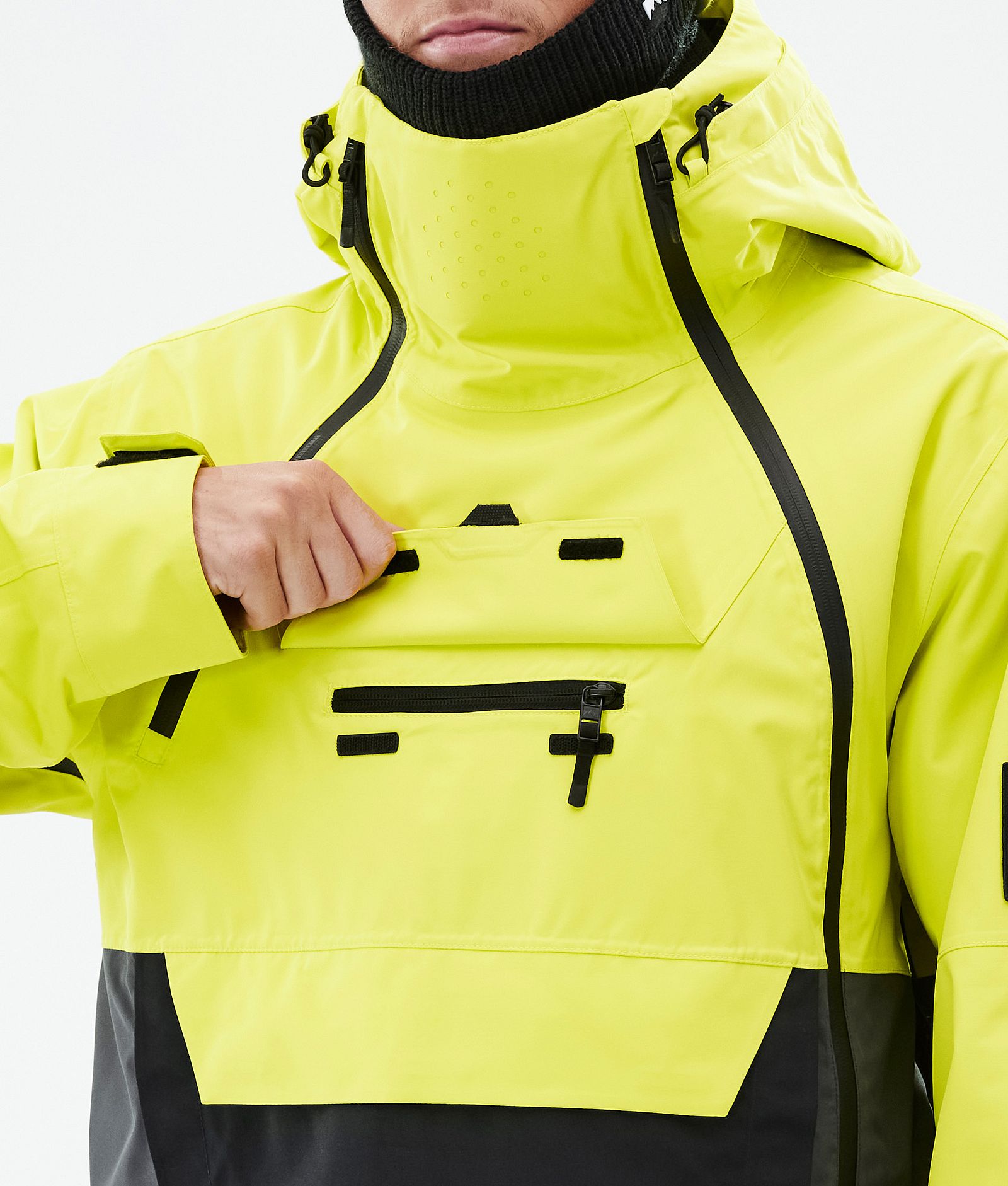 Montec Doom Ski Jacket Men Bright Yellow/Black/Phantom | Montecwear.com