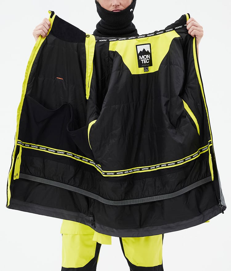 Doom Kurtka Snowboardowa Mężczyźni Bright Yellow/Black/Phantom, Zdjęcie 11 z 11