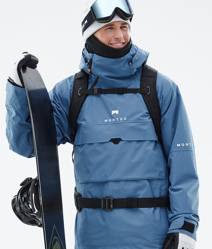 Dune Snowboard Jacket Men Blue Steel