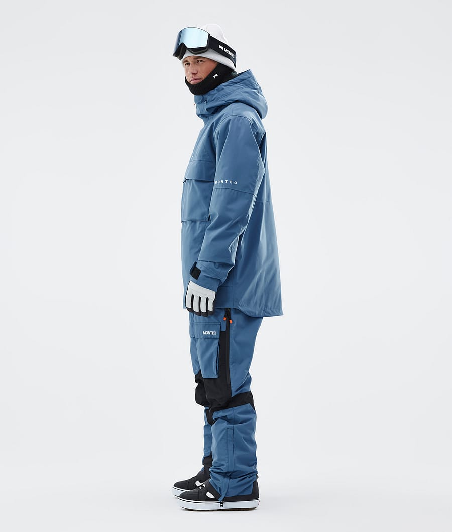 Dune Snowboard Jacket Men Blue Steel