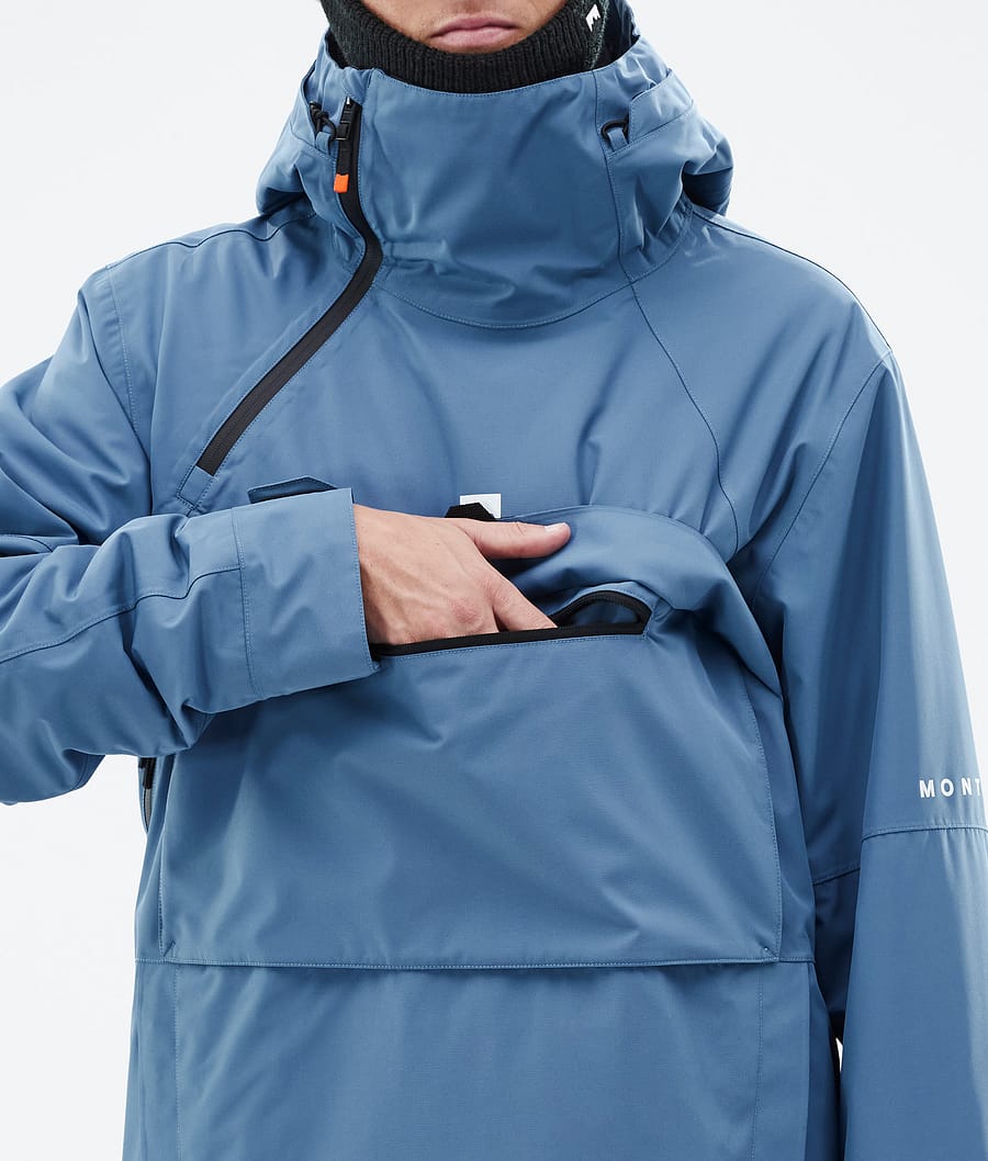 Dune Ski Jacket Men Blue Steel