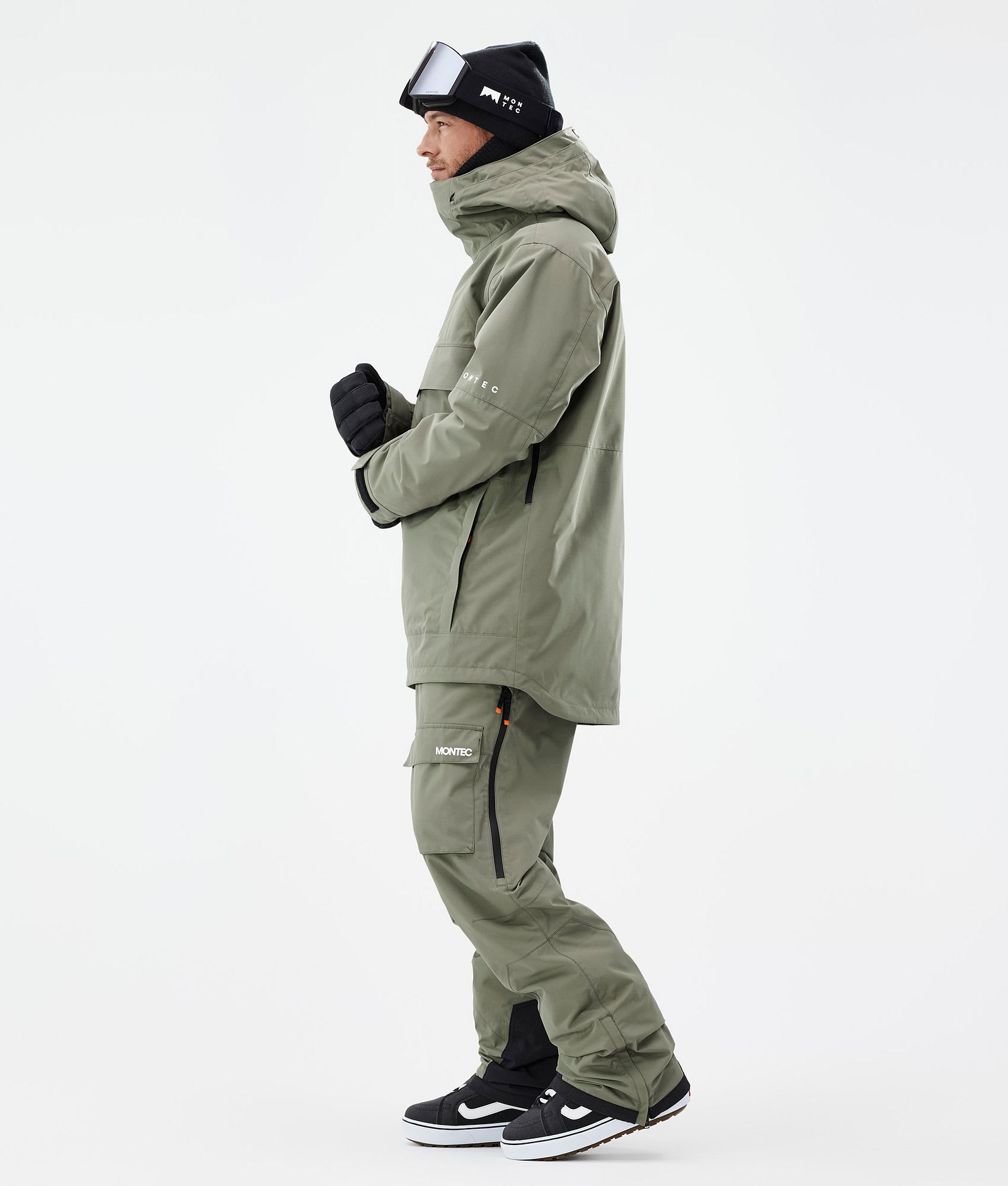 Montec Dune Snowboard Jacket Men Greenish | Montecwear.com