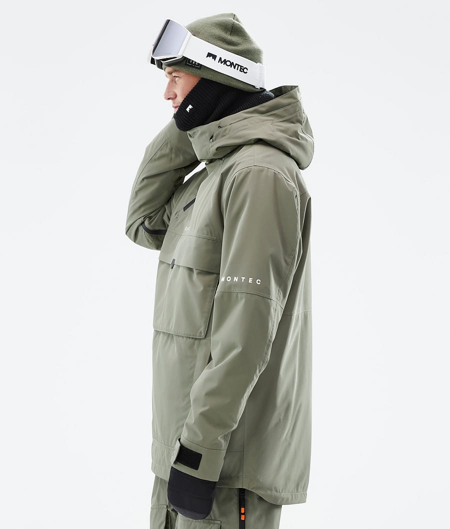 Dune Snowboard Jacket Men Greenish